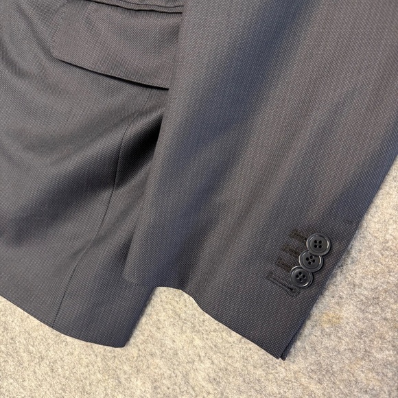 Ermenegildo Zegna for Harry Rosen Academia Navy Wool Blazer Sport Coat 54L - Picture 13 of 13
